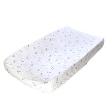 Hello Spud Organic Cotton Airplanes Changing Pad Cover in Navy - NEW