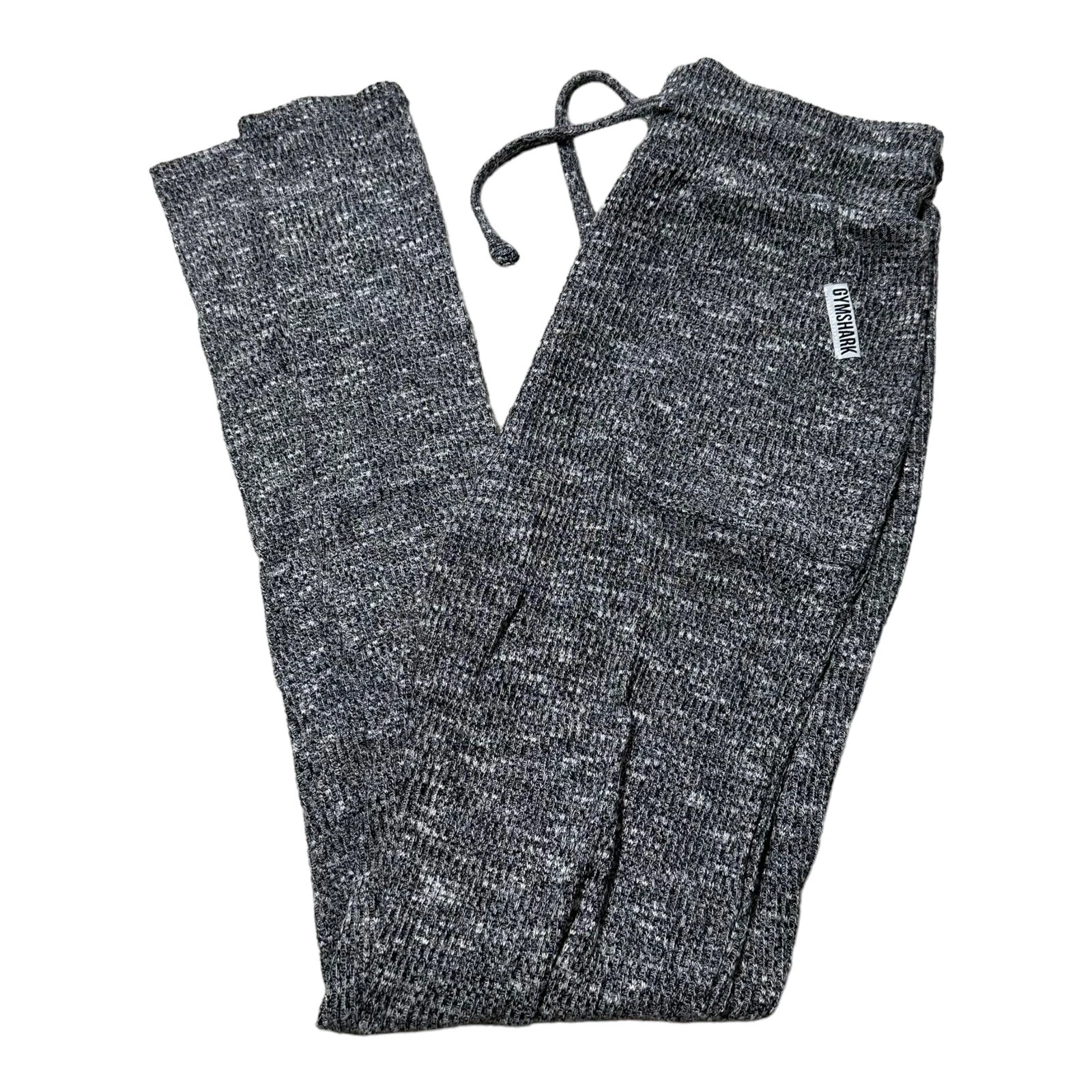 gymshark skinny heathered marl high rise pockets sweatpants