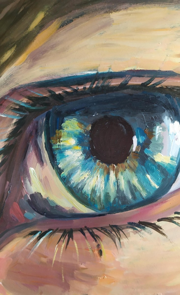 【S12号】good blue(portrait_s) oil painting S12号】good blue(portrait_s) oil painting
