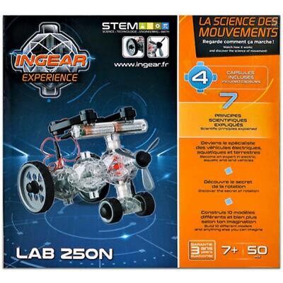 Science Engineering Set LAB 250N The Science Of Movement 50 Teile Alter 7+ MINT