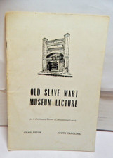 Old Slave Mart Musuem Lecture Booklet 1948 Paperback Slave Days Miriam B Wilson