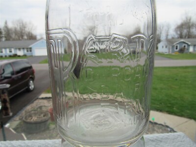 TREQ Milk Bottle A C Bartz Durgans Dairy Farm Saranac Lake NY FRANKLIN ESSEX CO