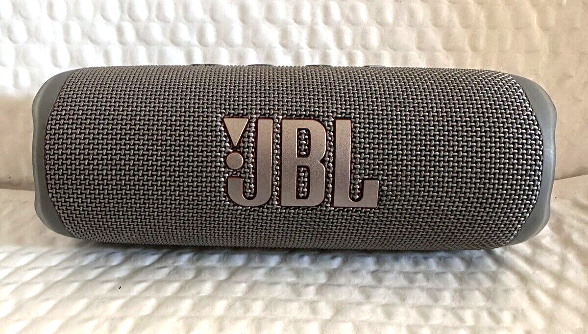 JBL - FLIP6 Portable Waterproof Speaker - Gray-image