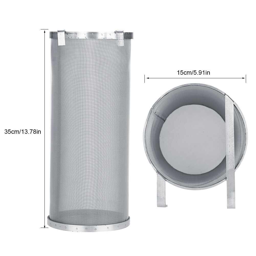 Filtre à Bier Inox 300 Microns - Pour Brassage Maison, Filtre à Houblon