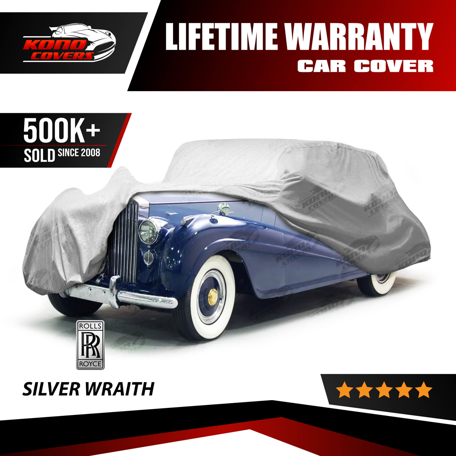 Rolls Royce Silver Wraith 4 Layer Car Cover 1947 1948 1949 1950 1951 1952