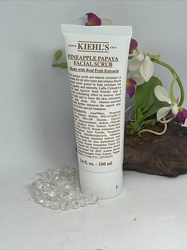Esfoliante facial de mamão abacaxi Kiehl's com extratos de frutas reais - 3,4 oz - Novo* - Imagem 2 de 3