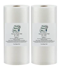 2-8"x50' Rolls Food Magic Seal for Foodsaver Vacuum Food Storage Bags! Fast Ship
