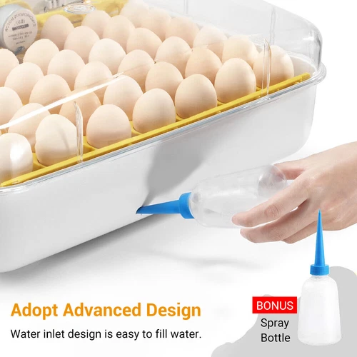 Egg Incubator LED Fully Automatic Digital Auto Turning 42 Eggs Hatcher Poultry - Picture 5 of 12