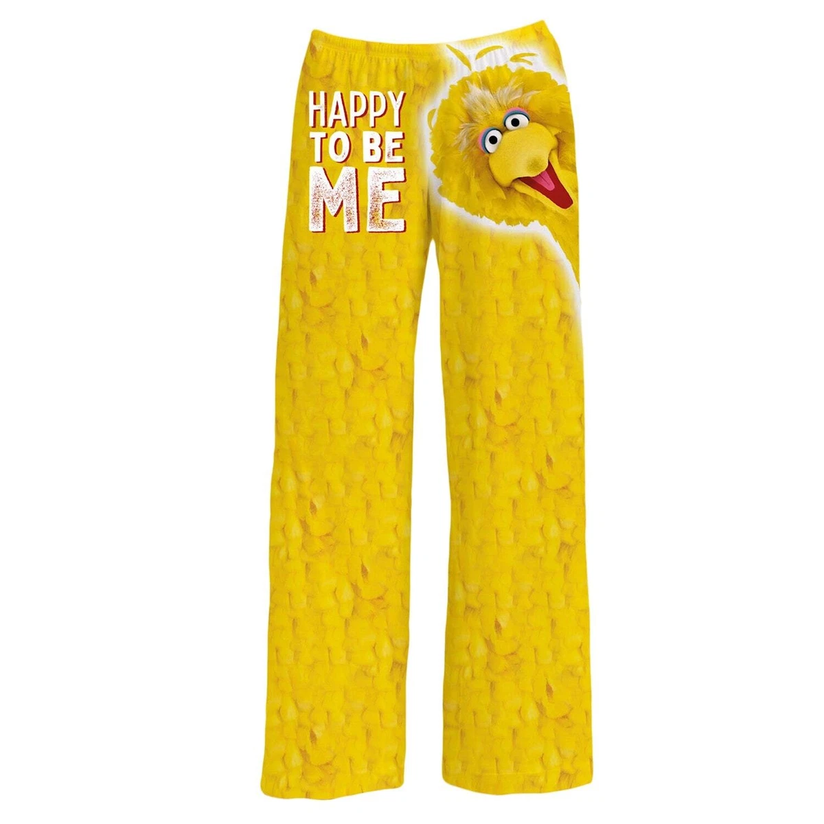 American Mills Women s Big Bird Lounge Pants Yellow Sesame Street