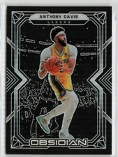 ANTHONY DAVIS 2021-22 Panini Obsidian #3 Los Angeles Lakers