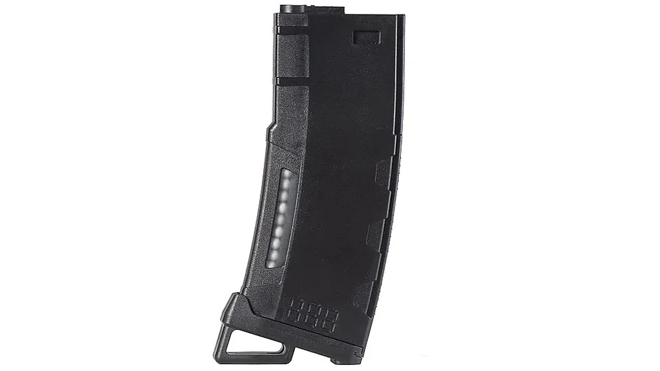 Airsoft M4 130 Rd Midcap Magazine Lancer táctico alta velocidad Mid-Cap Foto 2 de 4