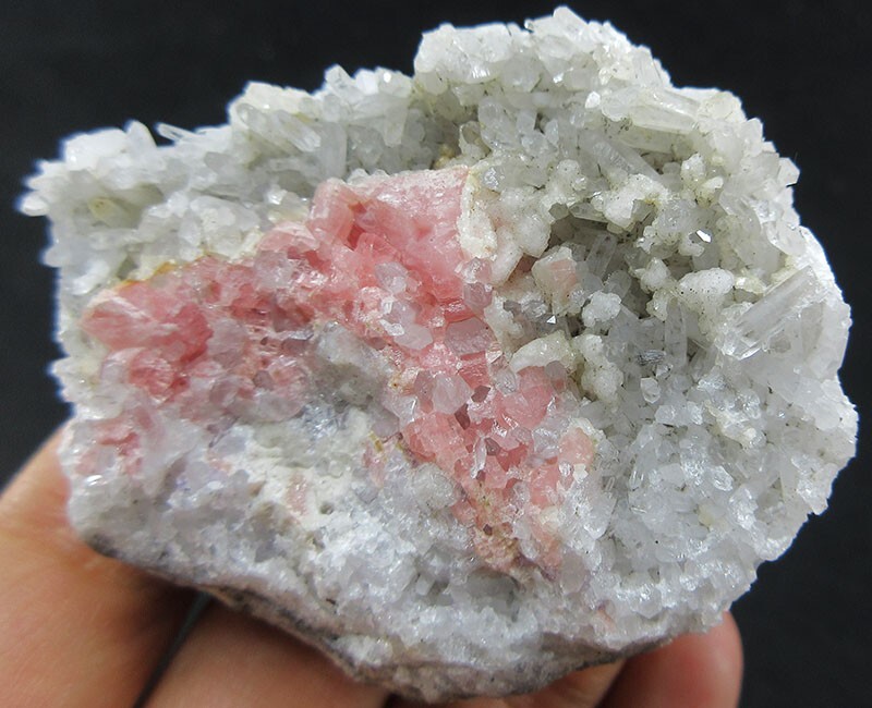 108g Rhodochrosite&Quartz&Dolomite crystals mineral specimen eBay