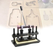 26x12cm Double Wheel Hand Leather Cutting Machine Leather Die Embossing Machine