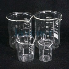 5ml-3000ml G3.3 Borosilicate Glass Beaker Heavy Wall Chemistry Lab