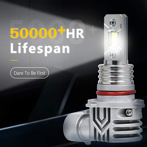 9006 LED Headlight Low Beam Bulbs Kit 6000K White Super Bright - Picture 5 of 7