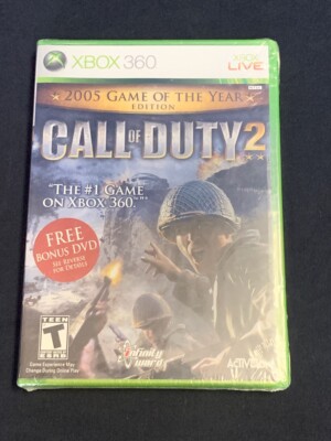 XBOX 360 Call of Duty 2 2005 Game of the year Edition Brand New 
