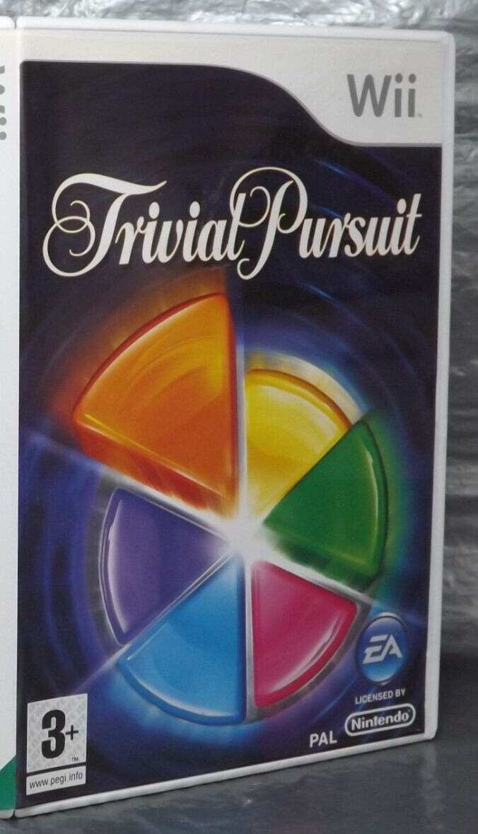 Trivial Pursuit Wii Game for Nintendo PEGI 3 Manual Included Used