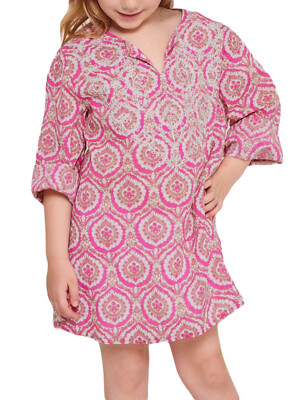 Roberta Roller Rabbit Medaillon Shaula Kurta Für Kleine Mädchen 2 Jahre Rosa