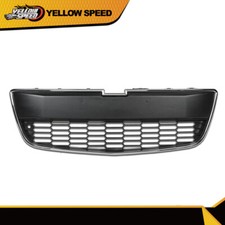 Front Lower Bumper Grille Fit For 2012-2016 Chevrolet Sonic Black W Chrome Trim Front Lower Bumper Grille Fit For 2012-2016 Chevrolet Sonic Black W Chrome Trim