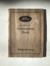 Original 1928 Ford Model A Instruction Book Owners Manual Authentic Antique