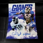 Carl Banks Autographed Signed New York Giants NFL 11x14 Photo Inscribed JSA COA