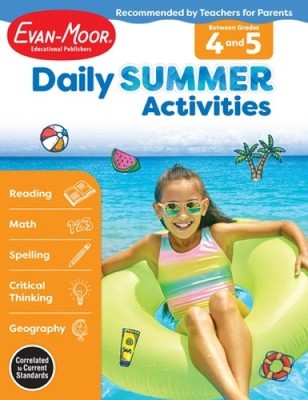 Daily Summer Activities: Between 4th Grade and 5th Grade, Grade 4 - 5