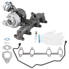 For VW Beetle Golf Jetta TDI Turbo Kit w/ Turbocharger Gaskets Oil Line GAP