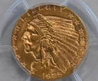 1925 D Indian Gold Quarter Eagle $2.50 Coin PCGS MS64 - PQ Coin - Beautiful!