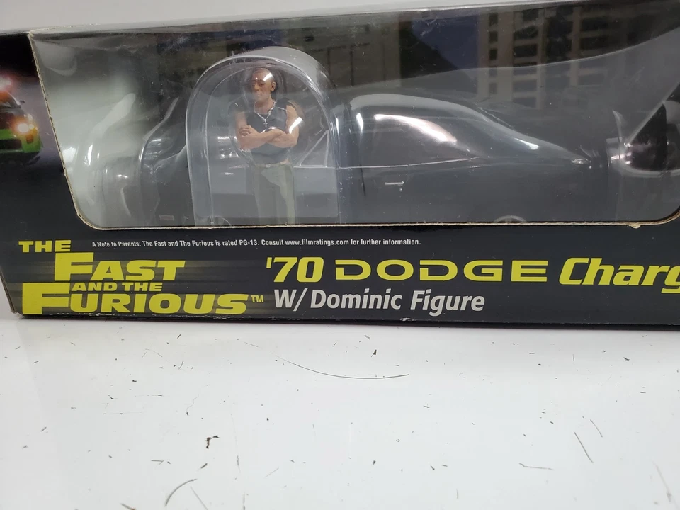 NEW Revell 1/25 Fast and the Furious '70 Dodge Charger Diecast w/Dom Figure - Image 3 of 4