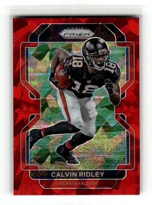 Calvin Ridley 2021 Panini Prizm #322 Atlanta Falcons Red Ice