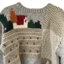 Neiman Marcus Club Sweater Thick Knit See Notes