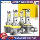 AUXITO H11 9005 LED Combo Kit Headlights High Low Beam Bulbs 6500K Super Bright