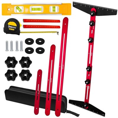 Stair Tread Template Tool, Aluminum Solid Stair Step Measuring Tool, Stair Tread
