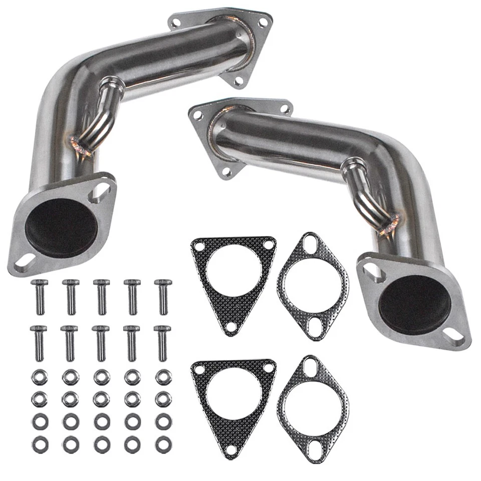 Exhaust Pipe Universal Fits For Infiniti G37 3.7L V6 2008-2013 Coupe Sedan 2.5in - Image 3 of 4