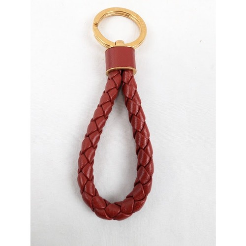 Bottega Veneta Key Ring in Syrup/Gold BNWB OS - Picture 3 of 10