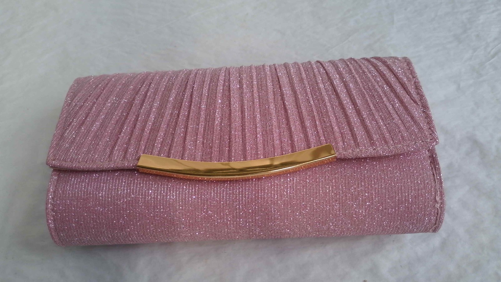 Asvert Bolso de Fiesta, Mujer Elegante Bolso de Mano Rosa TW020 Satén Boda