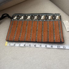 Moyna  Multicolor Embroidered Mini Evening Bag Beaded 11”x7” NWT