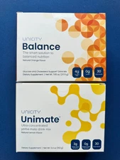 Unicity Unimate Natural Lemon or Balance Organe, 5/10/15/30 Packs, Exp 2027