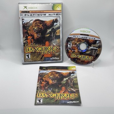 Cabela's Dangerous Hunts Platinum Hits (Microsoft Xbox) CIB + Tested + Working