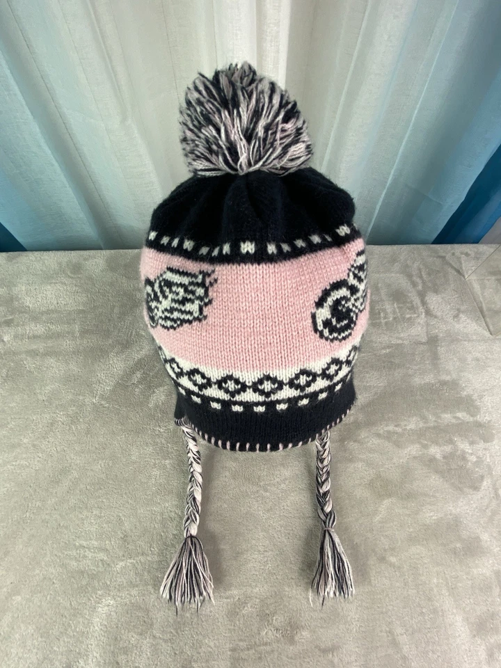 Detroit Red Wings | Sombrero peruano de invierno tejido doble visita | Unisex | OSFM | Rosa Foto 4 de 4