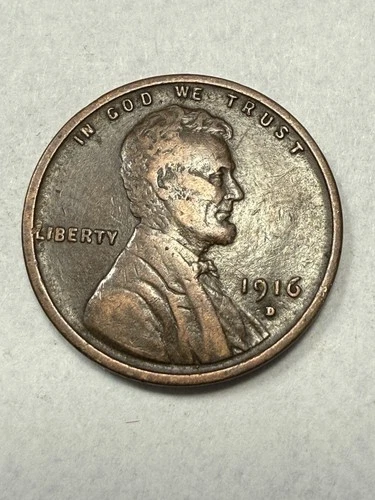 ** 1916-D LINCOLN CENT- VF+  (UPGRADE THAT SPOT IN YOUR SET)  PRICED TO SELL **