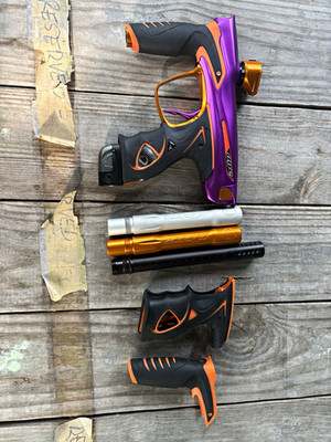 Dye DM14 Paintball Marker Body Kit w/ Barrels, Grips & ASA