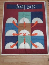 50 x 40 Throw Blanket Snowman Handmade Christmas Holiday