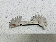 Vintage Starrett Athol. Mass No. 40 Screw Pitch Gage