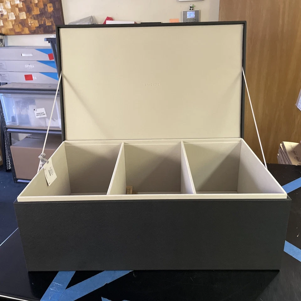 Stackers Premium Storage Box Black Large - Image 3 of 4