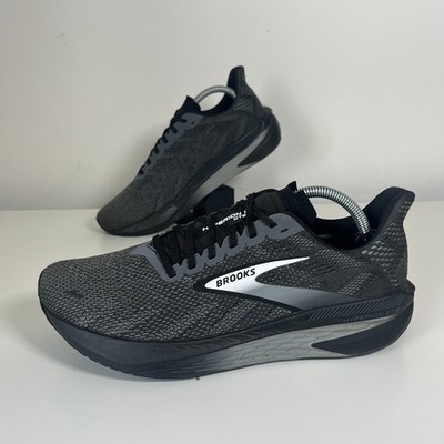 Brooks Turnschuhe Herren Größe 9 UK Hyperion GTS 2 schwarz grau Laufen Fitnessschuhe