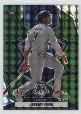 2022 Panini Mosaic Rookies Green Mosaic Prizm Jeremy Pena #270 ut4