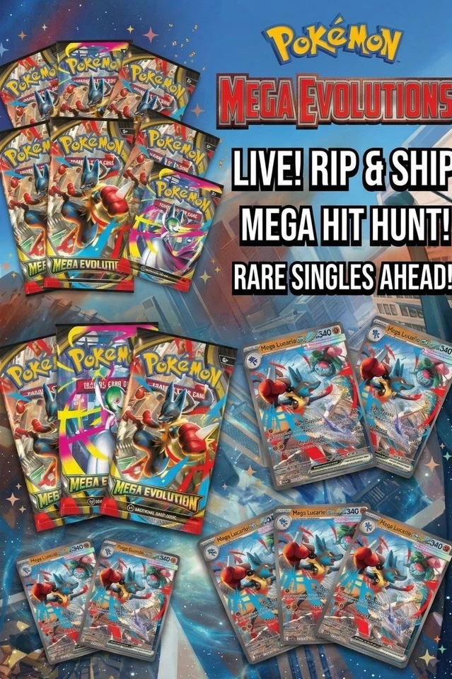RIP N SHIP! MEGA EVOLUTION BOX!