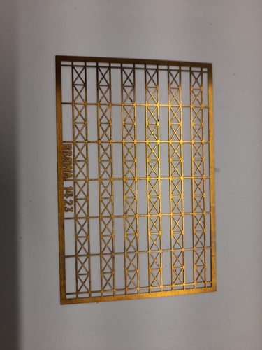 Placa ornamental escala N Brawa barandilla 3623 latón nuevo en embalaje original 1:160 | Condition: Neu