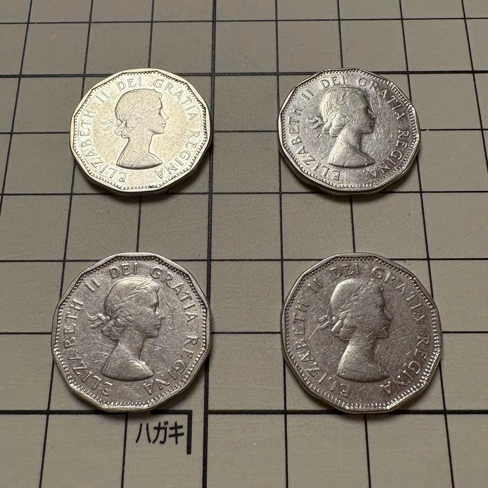 Royal Canadian Mint 1960-1962 Mint 12-sided Coin Set of 4 Canada - Image 2 of 4